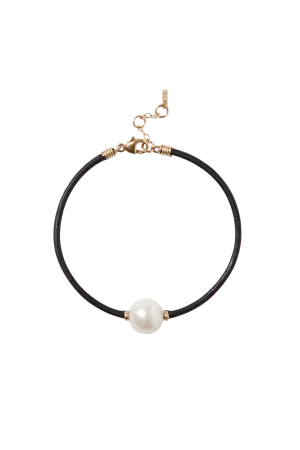 14K Kaia Bracelet in White Pearl