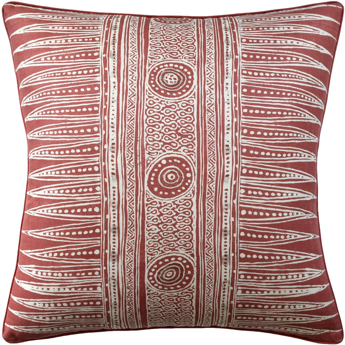 14X20 INDIAN ZAG MADDER PILLOW