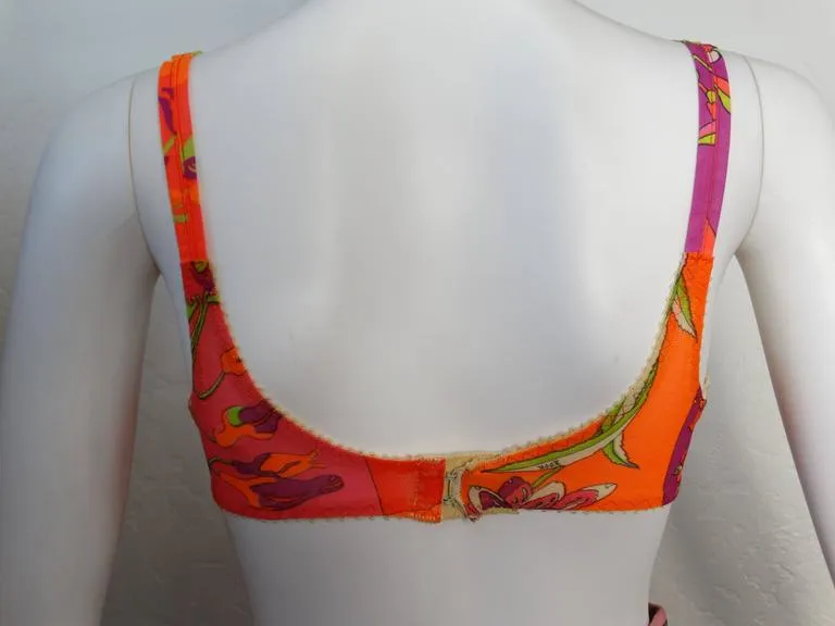 1960s Emilio Pucci Neon Soft Bra for Formfit Rogers
