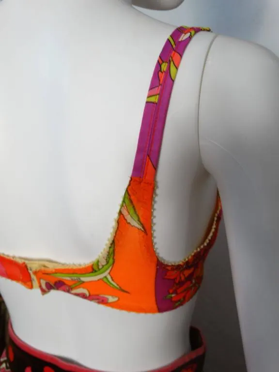 1960s Emilio Pucci Neon Soft Bra for Formfit Rogers