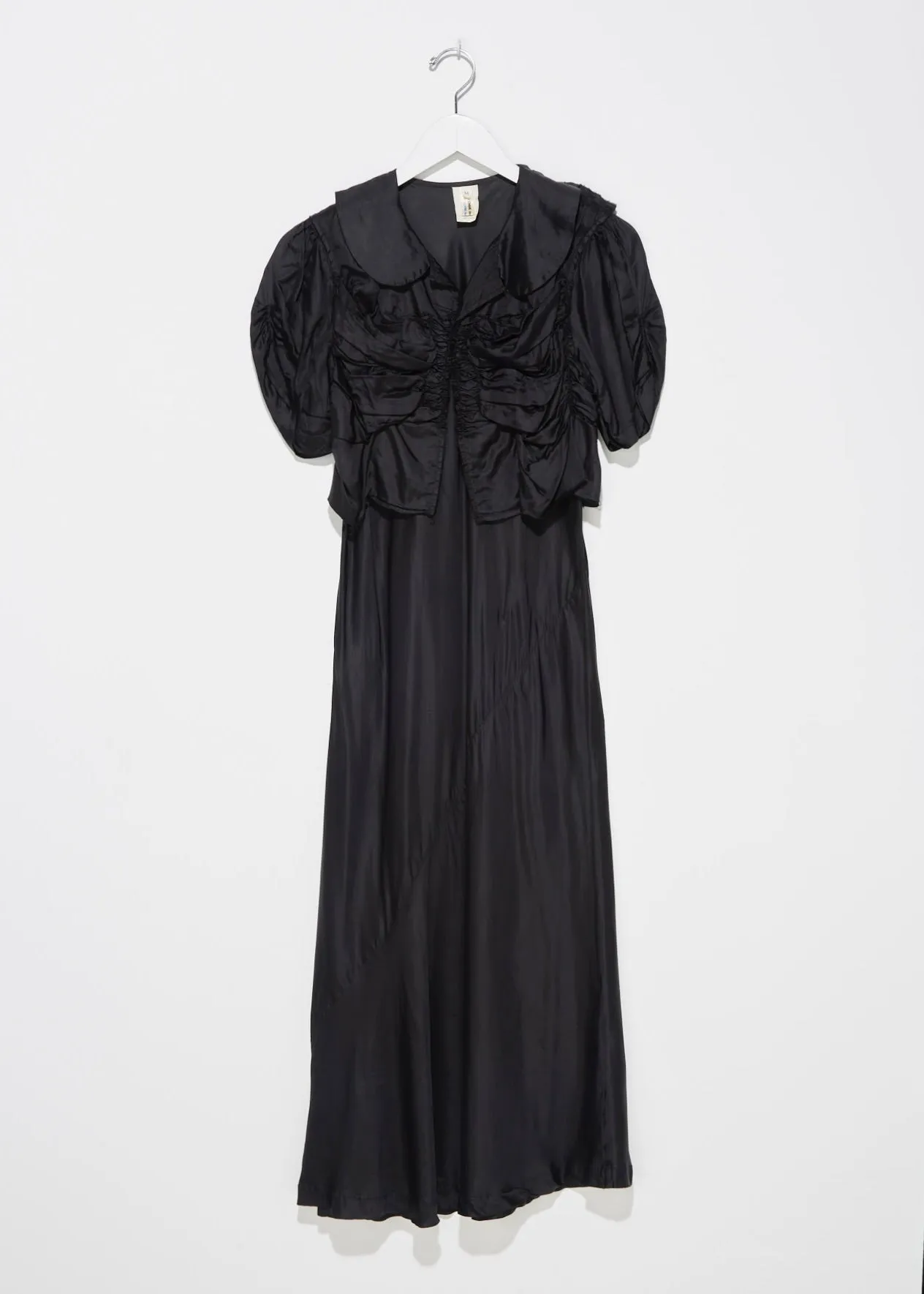 1990s CdG Bias Cut Dress with Ruched Waistcoat