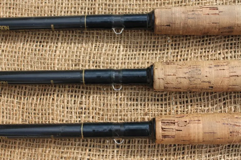 3 x ABU Carbon Specimen Old School Carp Fishing Rods. Classic 1990s. 11'.