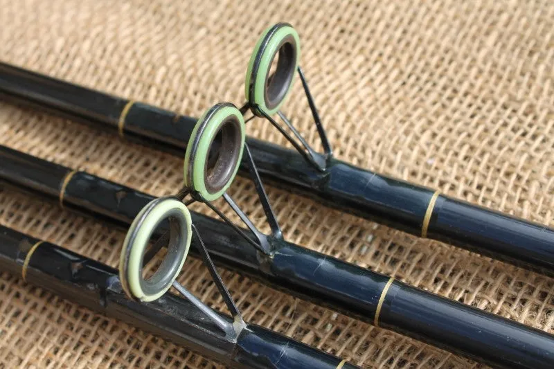 3 x ABU Carbon Specimen Old School Carp Fishing Rods. Classic 1990s. 11'.