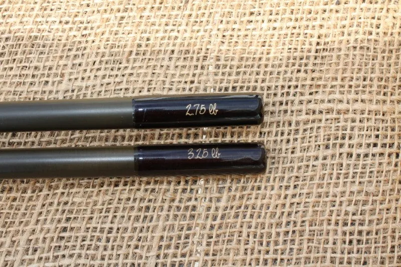 3 x Fox Vario Twin Twip Old School Carbon Carp Fishing Rods. 2.75lb And 3.25lb T/C.