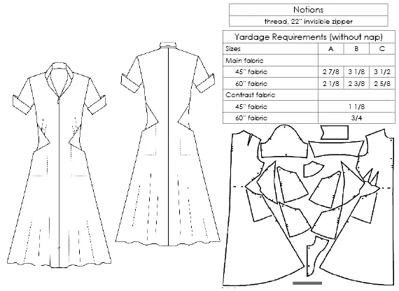 #5002    1950s Diamond Dress