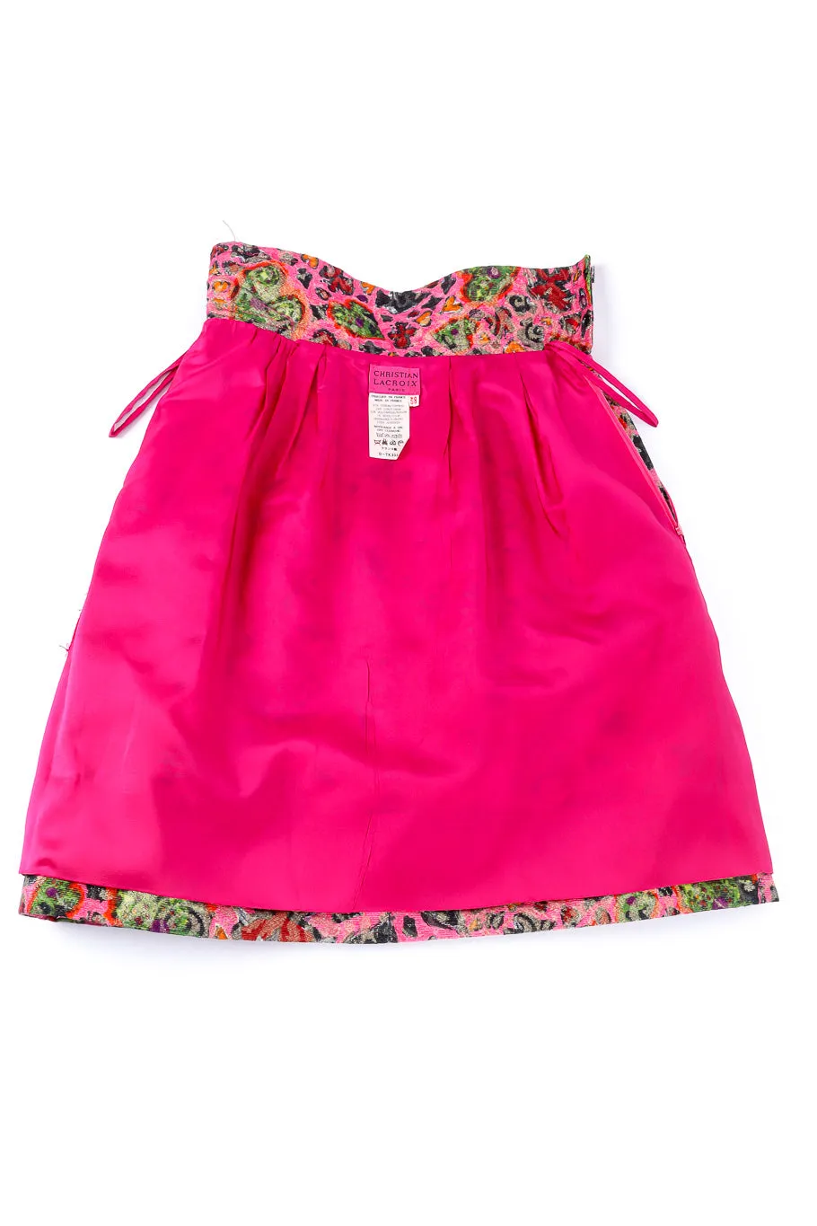 Abstract Print Skirt