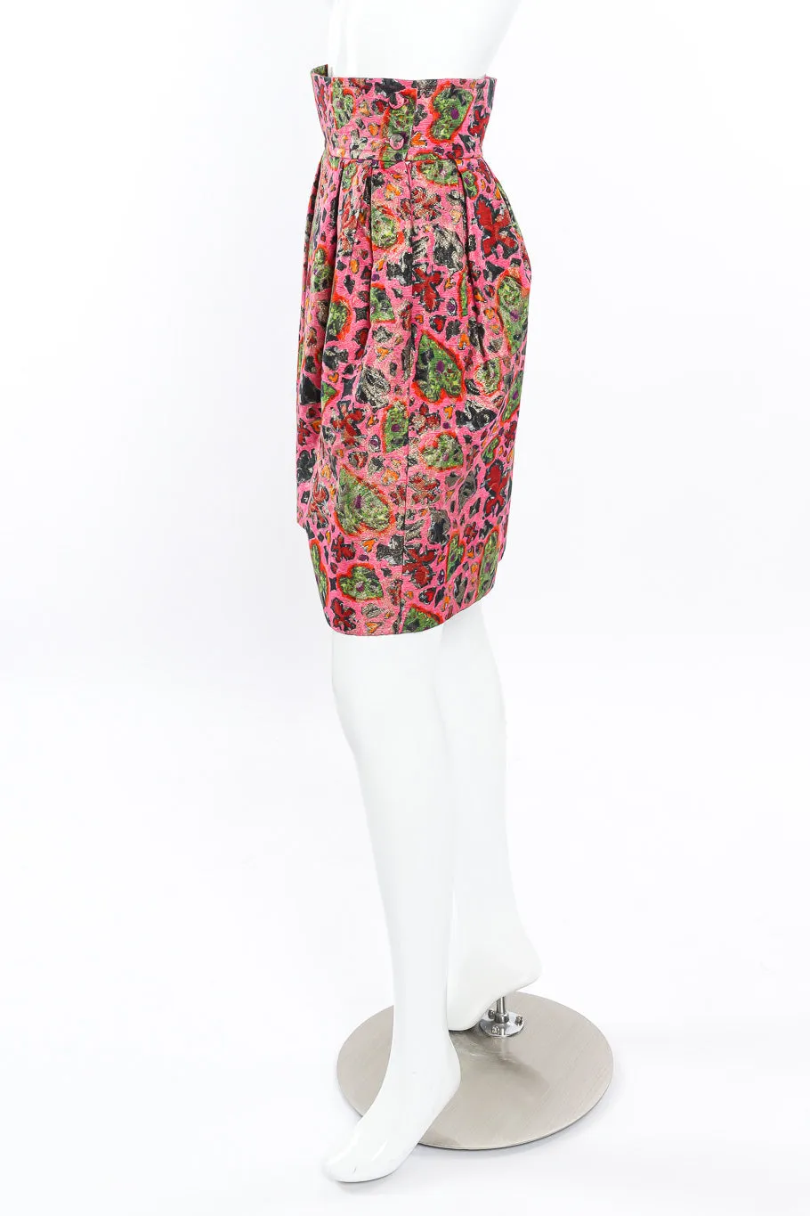 Abstract Print Skirt