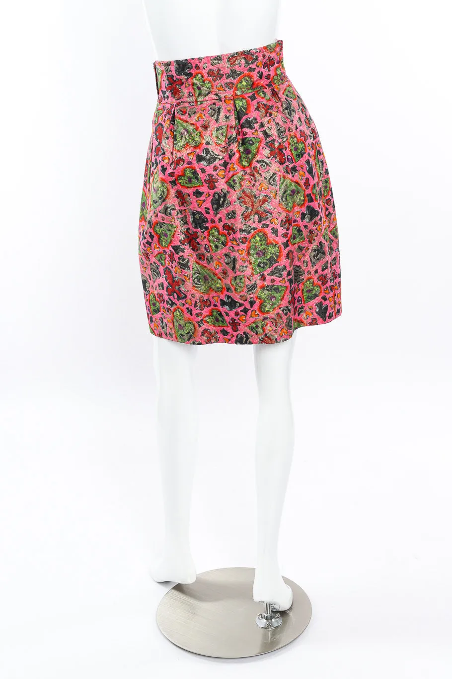 Abstract Print Skirt
