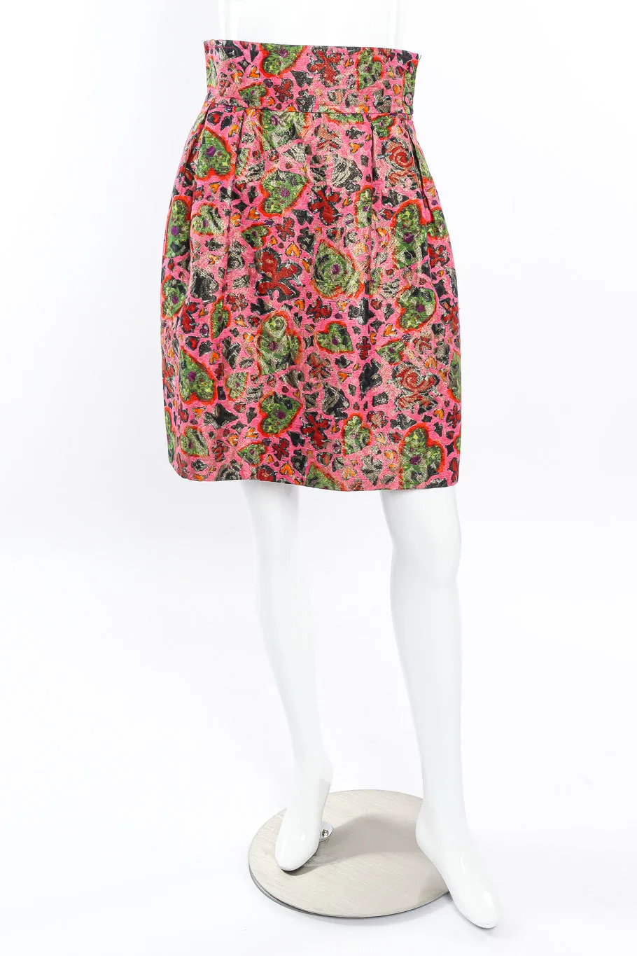 Abstract Print Skirt