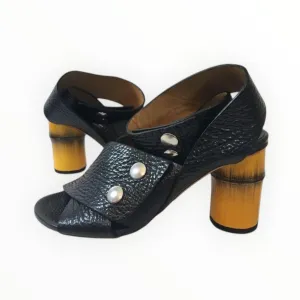 Acne Studios Pica Bamboo Sandals - Black - Size 41