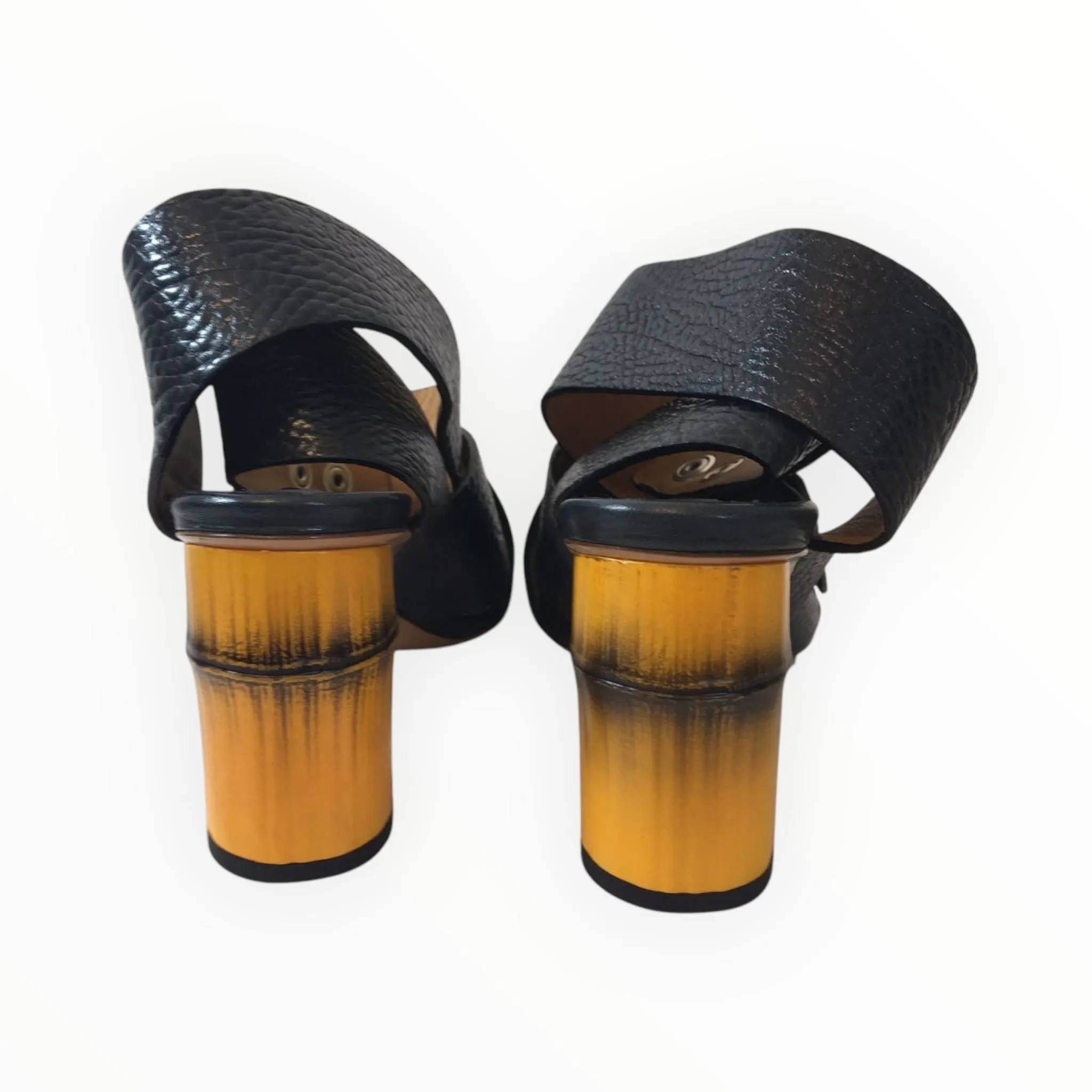 Acne Studios Pica Bamboo Sandals - Black - Size 41