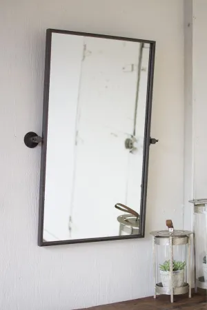 Adjustable Metal Wall Mirror