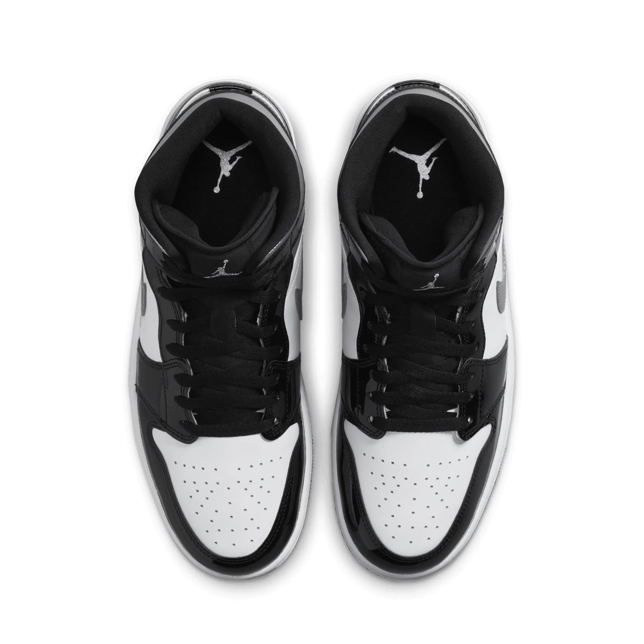 Air Jordan 1 Mid Black/Metallic Silver White HV0789-010