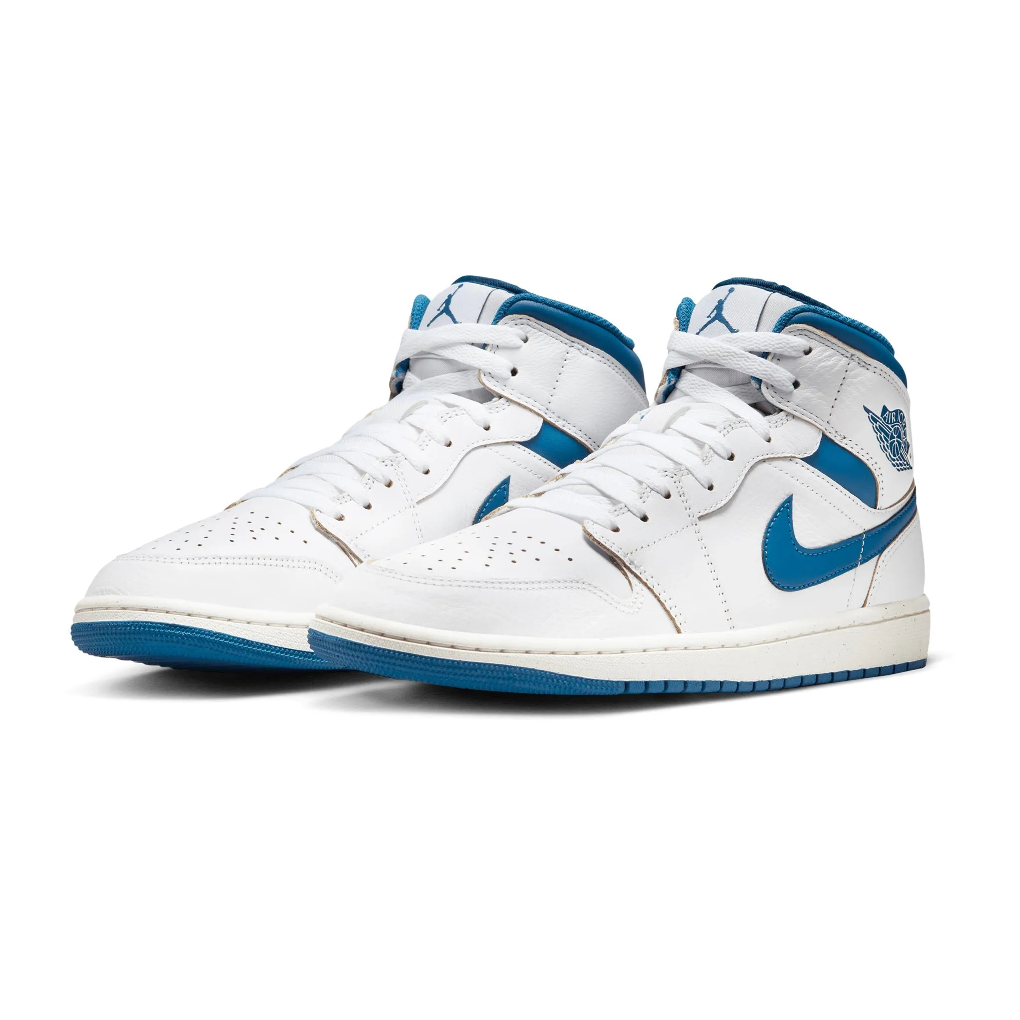 Air Jordan 1 Mid SE White/Industrial Blue FN5215-141