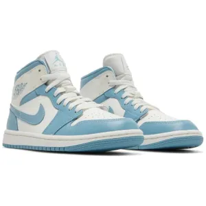 Air Jordan 1 Mid 'University Blue' Wmns