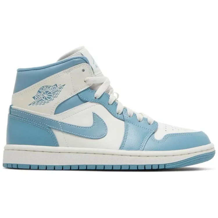 Air Jordan 1 Mid 'University Blue' Wmns