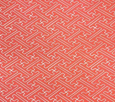 Alan Campbell Fabric: Saya Gata - Custom Watermelon on Tinted Belgian Linen/Cotton