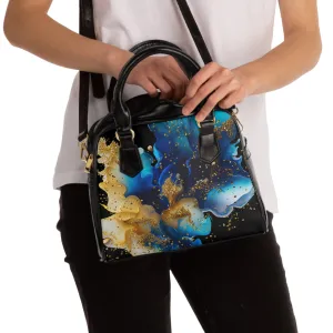 Alcohol Ink - Shoulder Handbag