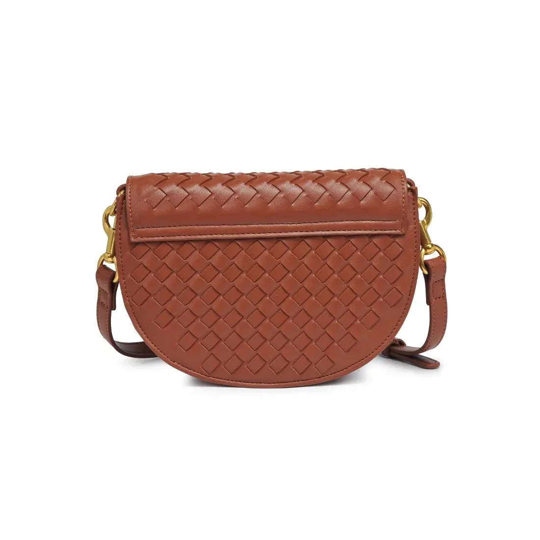 Alise Light Chocolate Woven Crossbody