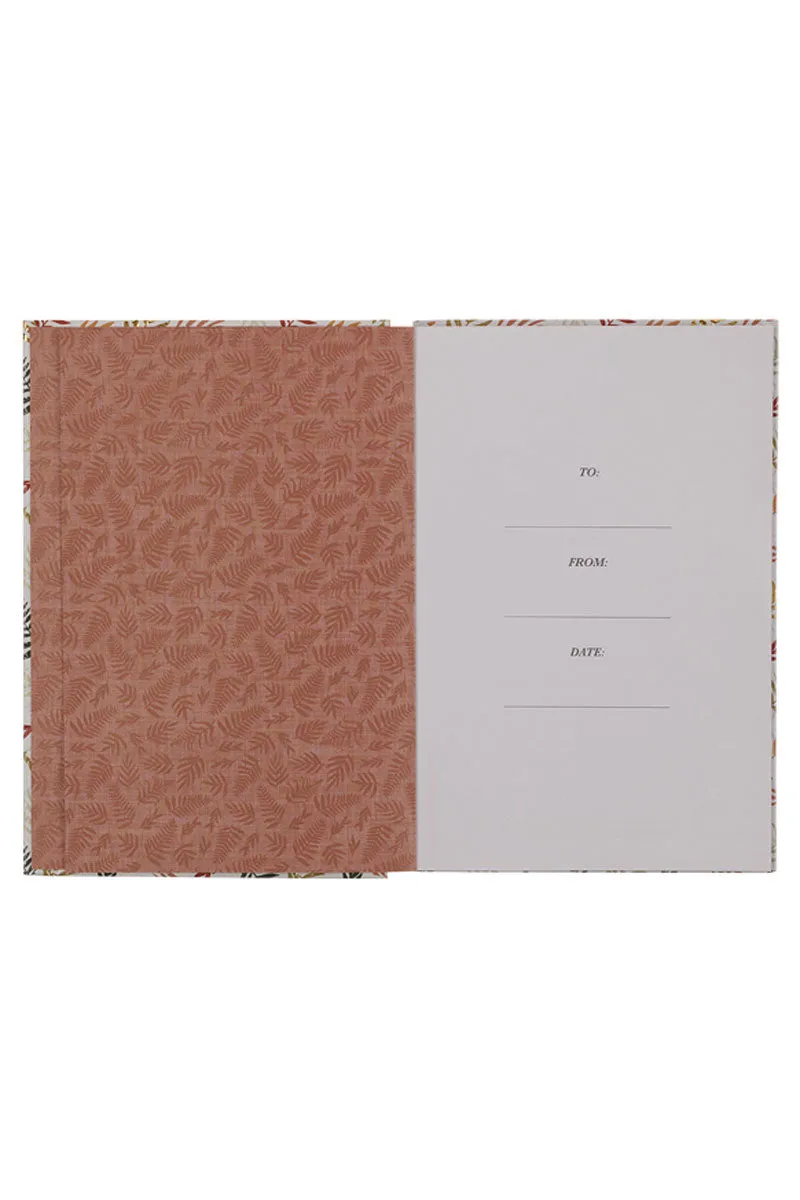 All Things Burgundy Floral Quarter-Bound Journal