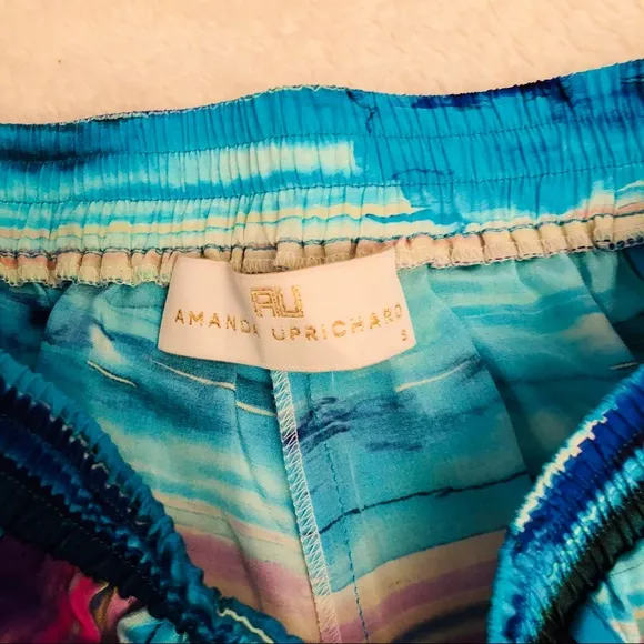 Amanda Uprichard silk track shorts
