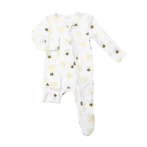Angel Dear Bees Footie with Zipper