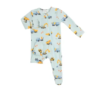 Angel Dear Construction Footie with Zipper