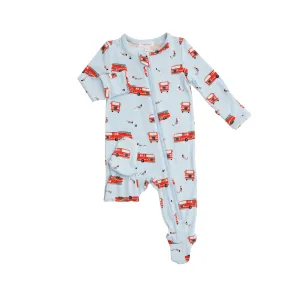 Angel Dear Firetruck Footie with Zipper