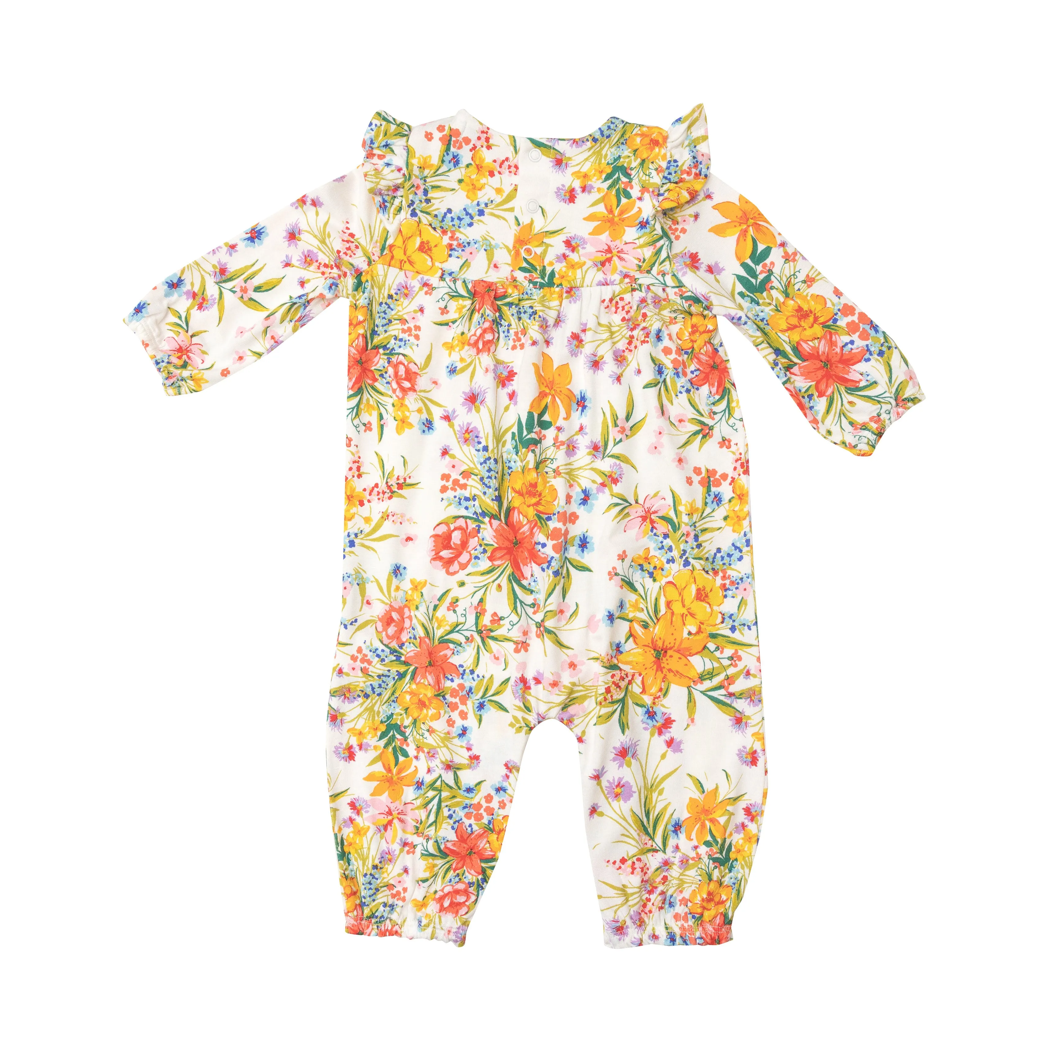 Angel Dear Garden Joy Ruffle Sleeve Romper