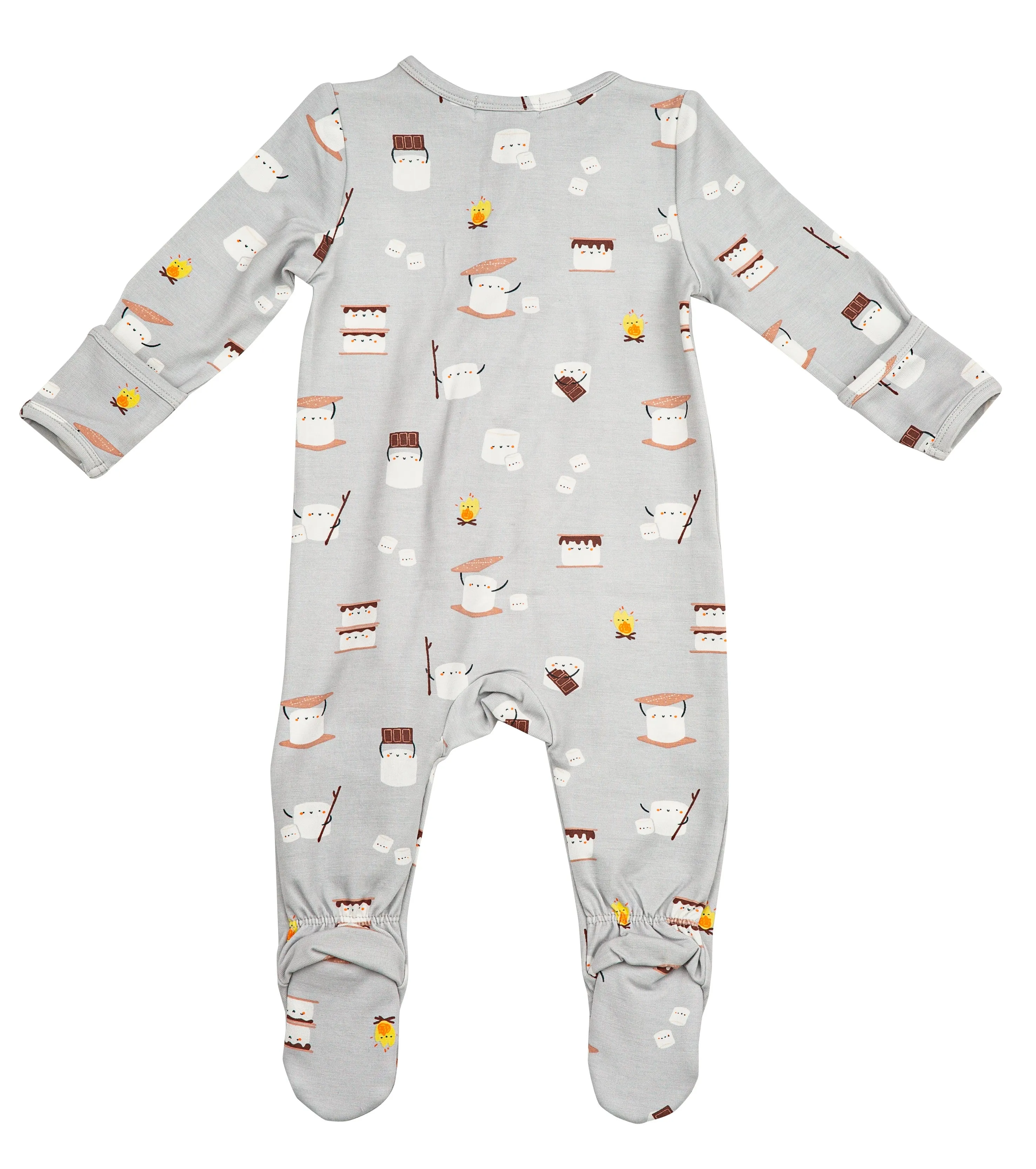Angel Dear Smores Bamboo Footie with Zipper