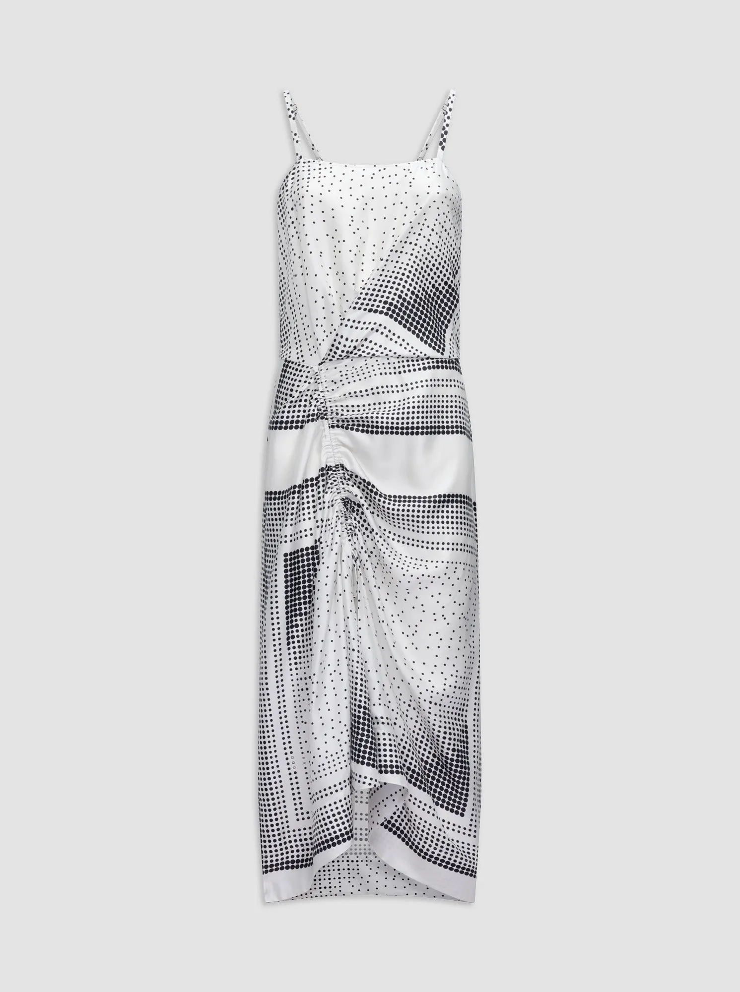 ANGIE Camisole dress White/black