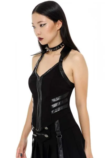 Anita Ammo Halter Top - Black -