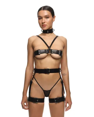 Anoeses: Freya Leather Belt Top - M, Last One!