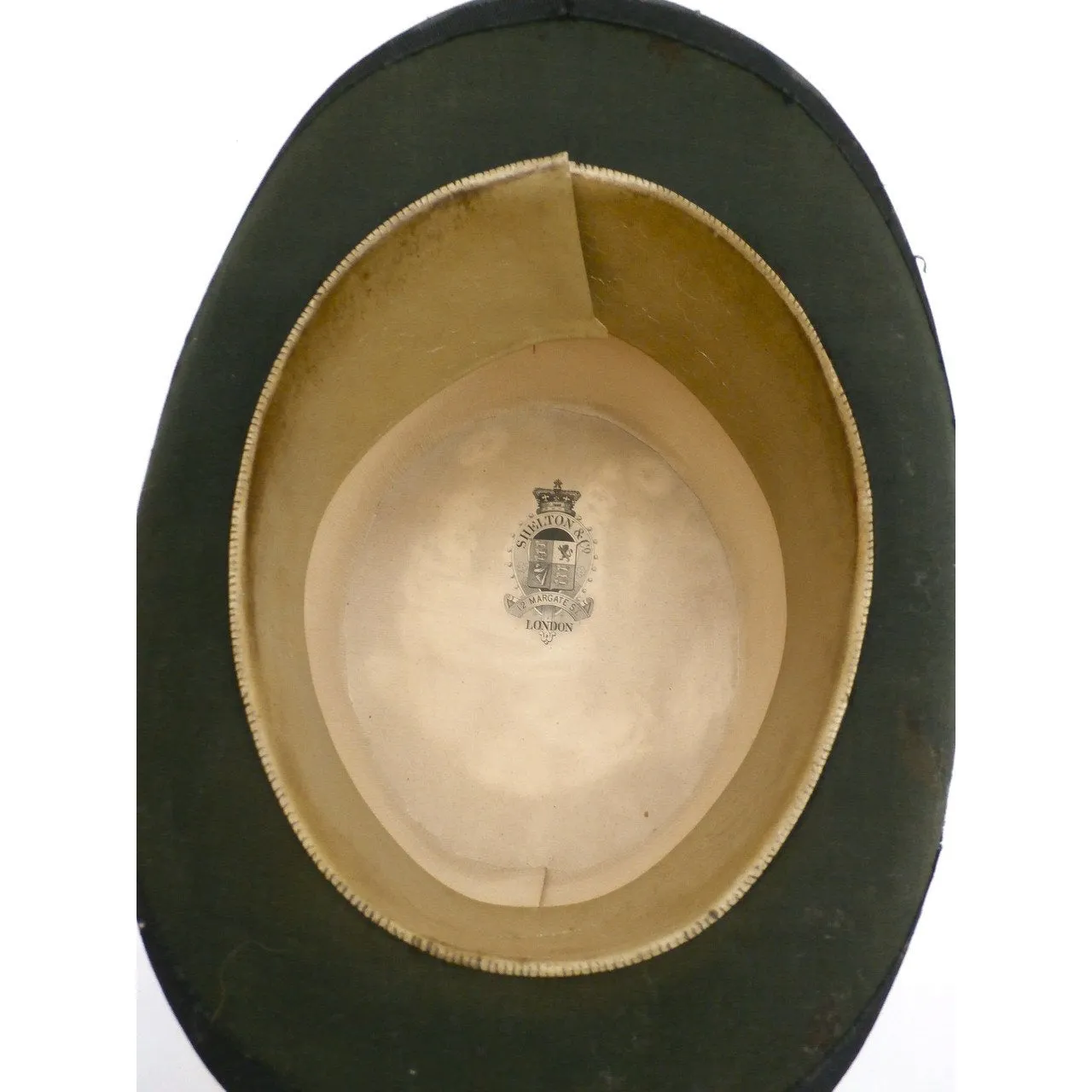Antique Mens Top Hat Silk Shelton and Co London 1870s