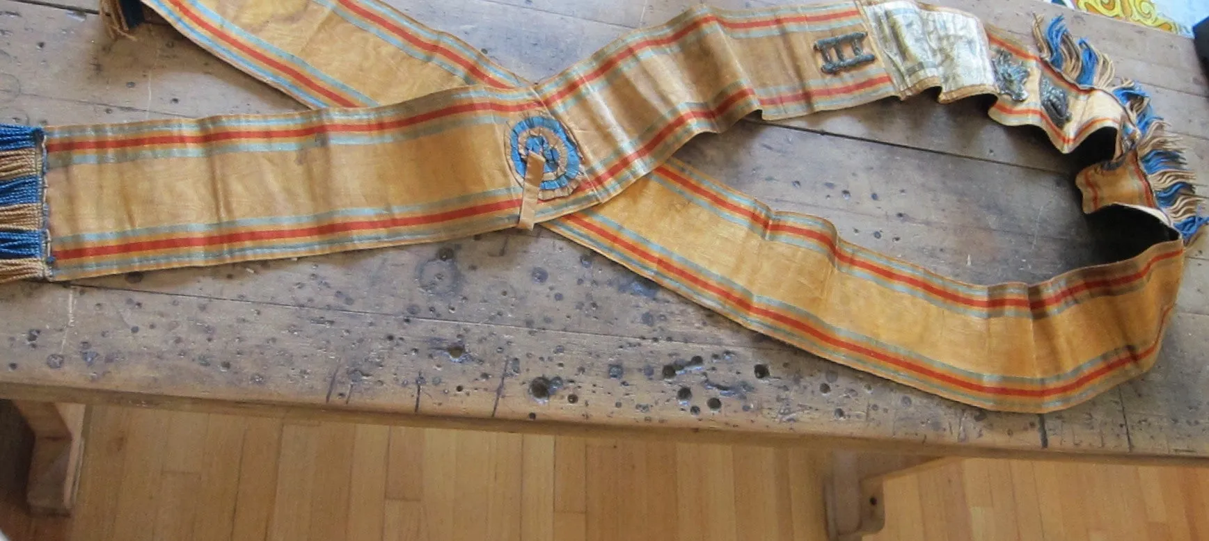 Antique Temperance Loyal Orange Lodge Irish Ceremonial Sash