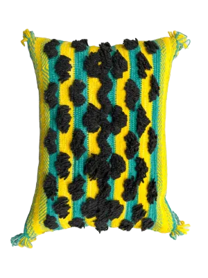 Anzal's Flatweave x Zanafi x Hand-Knot Pillow