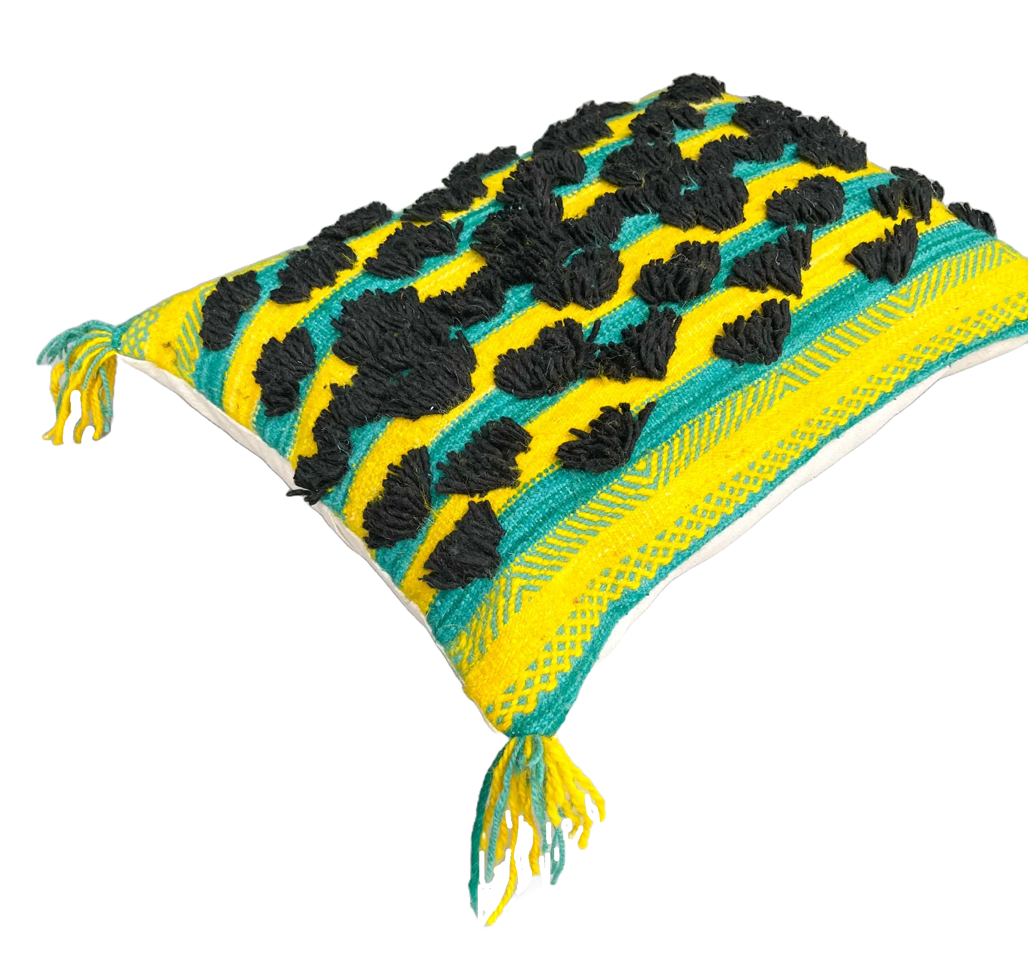 Anzal's Flatweave x Zanafi x Hand-Knot Pillow