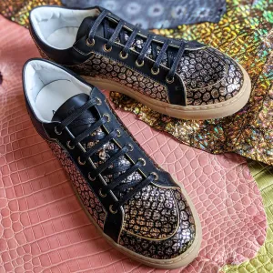 Ascot Sneakers - Gold Dust Python