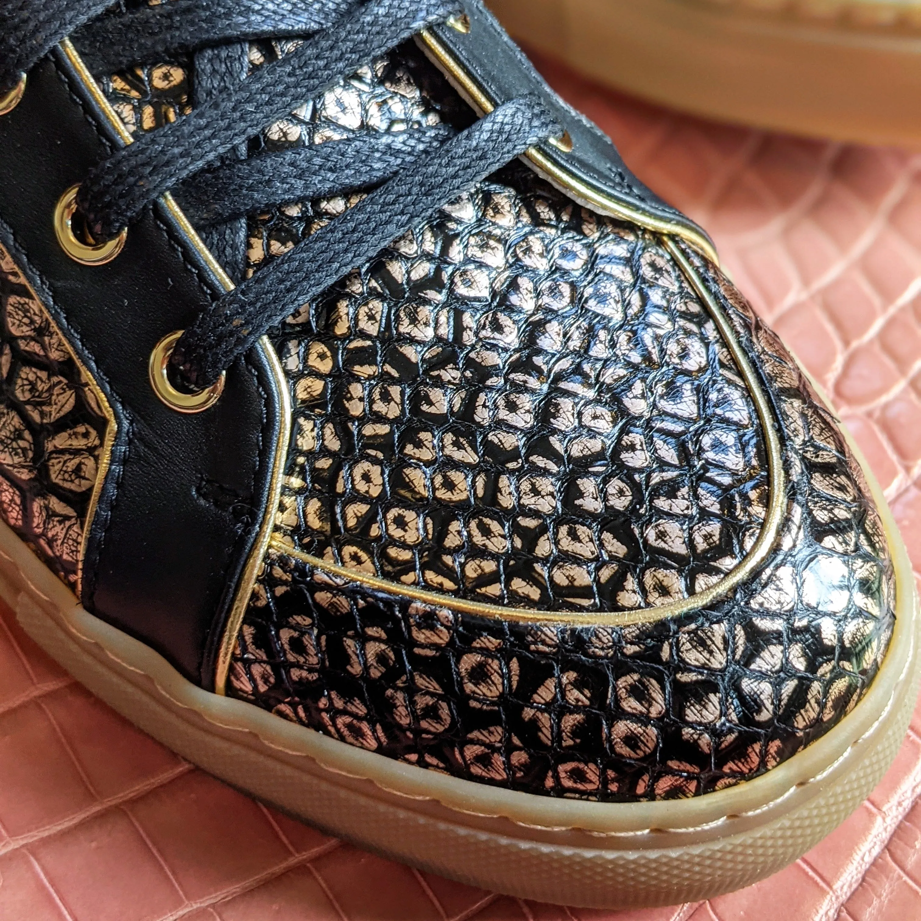 Ascot Sneakers - Gold Dust Python