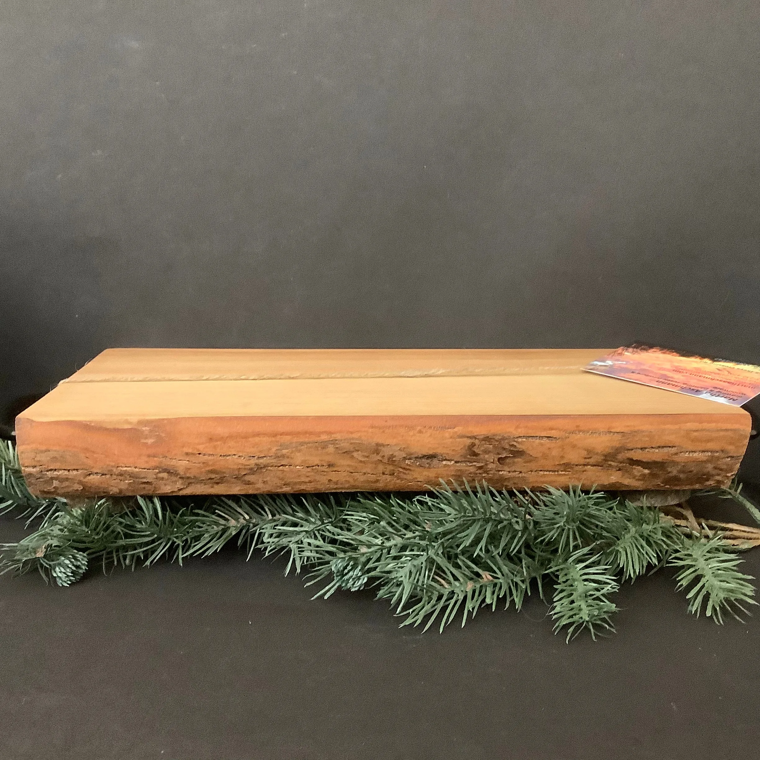 Ash Cutting Board with Metal Handles