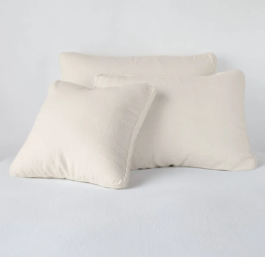 Austin Euro Sham - Parchment