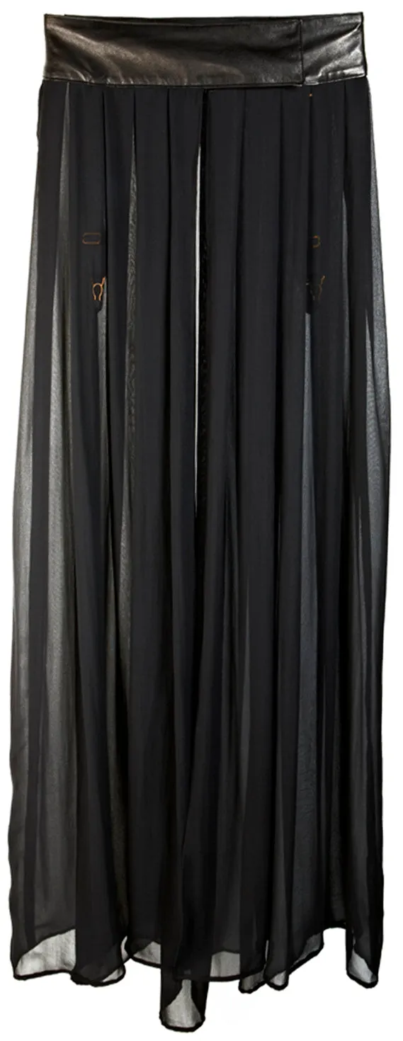 Ava Silk Maxi Skirt