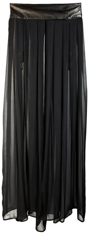 Ava Silk Maxi Skirt