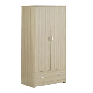 Babymore Luno Veni Wardrobe - Oak