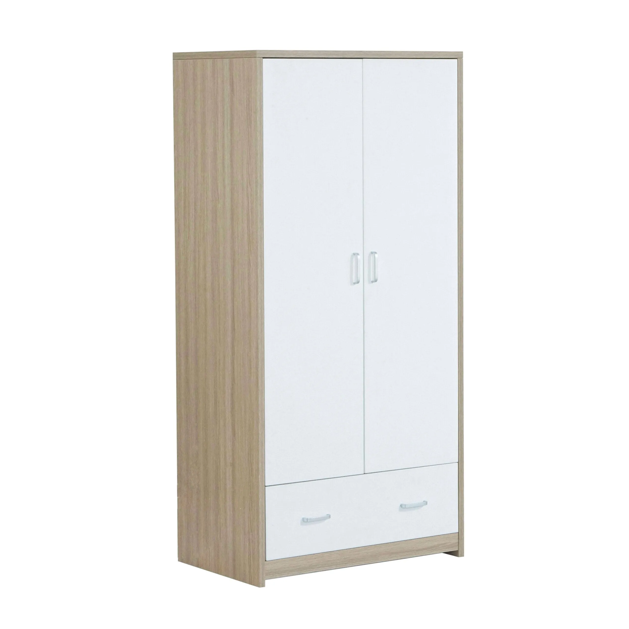 Babymore Luno / Veni Wardrobe - White Oak