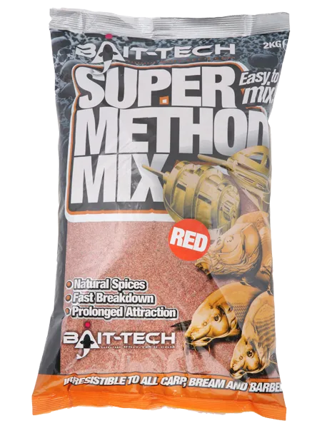 BAIT TECH Super Method Mix RED (2kg)