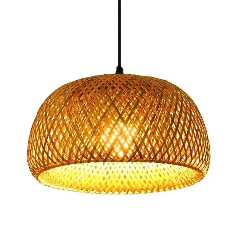 Bamboo Brilliance Pendant Light – Handcrafted Elegance in Natural Bamboo