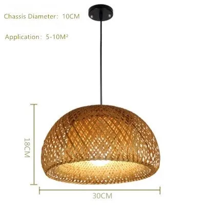 Bamboo Brilliance Pendant Light – Handcrafted Elegance in Natural Bamboo