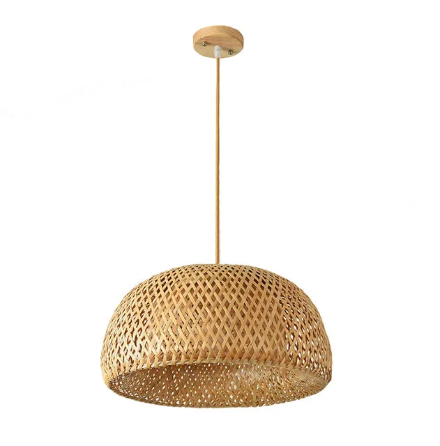 Bamboo Brilliance Pendant Light – Handcrafted Elegance in Natural Bamboo