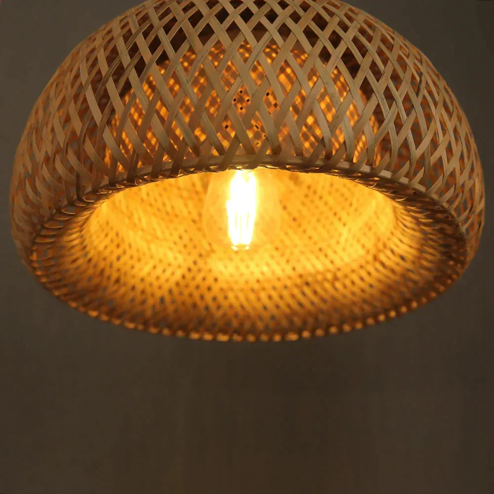 Bamboo Brilliance Pendant Light – Handcrafted Elegance in Natural Bamboo